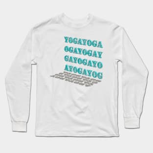 Yoga sudoku Long Sleeve T-Shirt